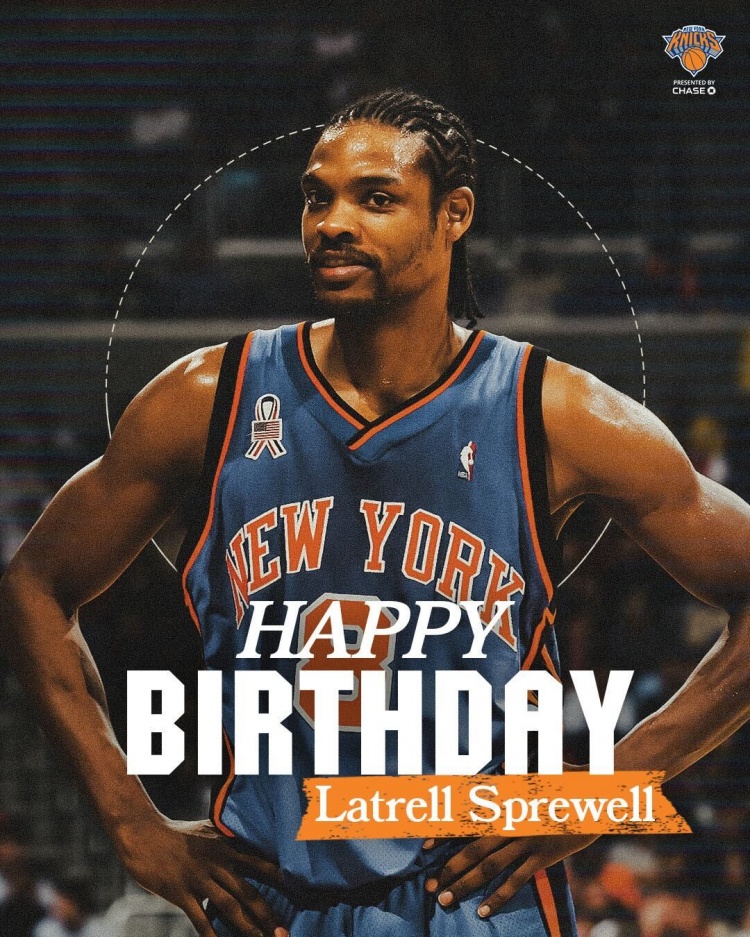 还记得狂人有多狂吗?尼克斯官方祝斯普雷维尔55岁生日快乐!